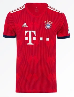Trikot Kinder Adidas FC Bayern München 2018-2019 Home I Heim FCB + Spielernummer - Bild 1 von 4