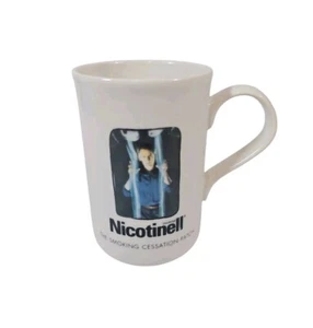 Rare Pharmaceutical Coffee Mug Doctor Advert Smoking Nicotinell Nicotine Patch - Bild 1 von 9
