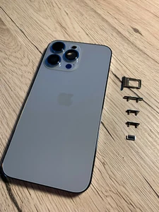 Apple iPhone 13 Pro Max Blau Sierrablau Backcover, Rahmen,Gehäuse,Akkudeckel - Bild 1 von 5