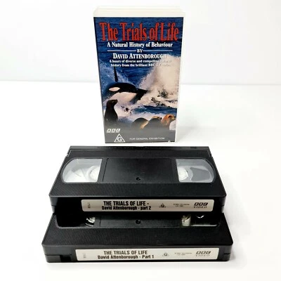 The Trials of Life - A Natural History of Behaviour by David Attenborough 2x VHS - Image 1 of 4