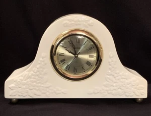 Rare Vintage Deco Helsingborg ROSA LJUNG Designed Ceramic Keramik Clock Sweden - Picture 1 of 13