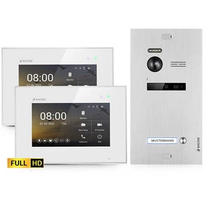 HD Video Türsprechanlage für 1 Familienhaus, 2x Monitore, Balter EVO HD - Bild 1 von 8