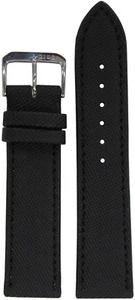 22mm RIOS1931 for Panatime Black Activity - Water Resistant Watch Band 114/82 22 - Picture 1 of 1