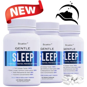 Cápsulas de sueño suave de 5 mg dormir más rápido dormir más tiempo sin interrupción - Imagen 1 de 14