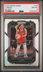 2024 WNBA Panini Li Meng RC Silver Prizm PSA 8!  POP 2 - Only 5 Higher! - Picture 1 of 3