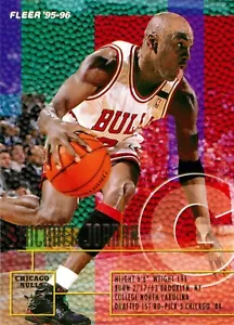 1995 Chicago Bulls NBA Fleer Basketball Card - Michael Jordan - Bild 1 von 3