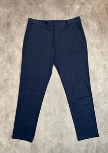 RHONE Pants Men's 35 Navy Blue Commuter Performance Stretchy Casual Adult - Picture 1 of 13