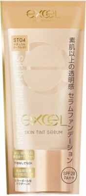 NOEVIR excel Skin Tint Serum 35g ST04 Natural Ocher 30 Foundation SPF28・PA++ - Image 1 of 4
