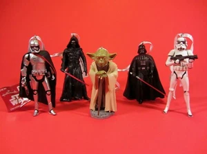 Hallmark Star Wars Adornos Yoda Kylo Ren Phasma Disney Lucasfilm COMO NUEVO NUEVO - Imagen 1 de 9