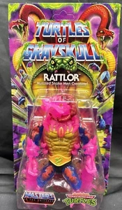 Figura de acción Turtles of Grayskull MOTU Origins Rattlor Reptile Wars nueva - Imagen 1 de 7
