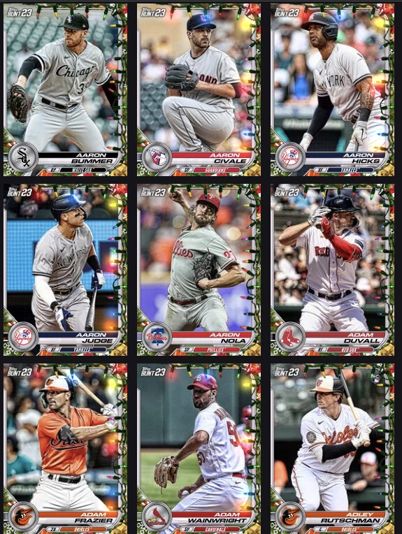[DIGITAL] Topps Bunt - 12 Days of Topps 23 S1 - Holiday Base - AB to JT - Pick - Image 1 of 1
