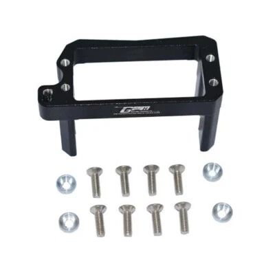 NEW GPM Racing Aluminum Servo Mount Black : Losi 1/10 Lasernut U4 - Image 1 of 4
