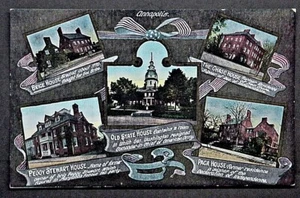 Annapolis MD Multi-View of Annapolis Historical Landmarks SHIPS FREE - Picture 1 of 2