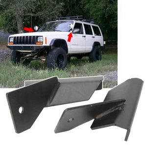 4" Windshield LED Light Bar Mounting Bracket For Jeep Cherokee XJ 84-01 MJ 86-92 - Picture 1 of 12