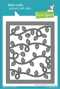 Lawn Fawn String of Lights Backdrop Dies Interactive Lawn Cuts Die Set LF3526 - Picture 1 of 2