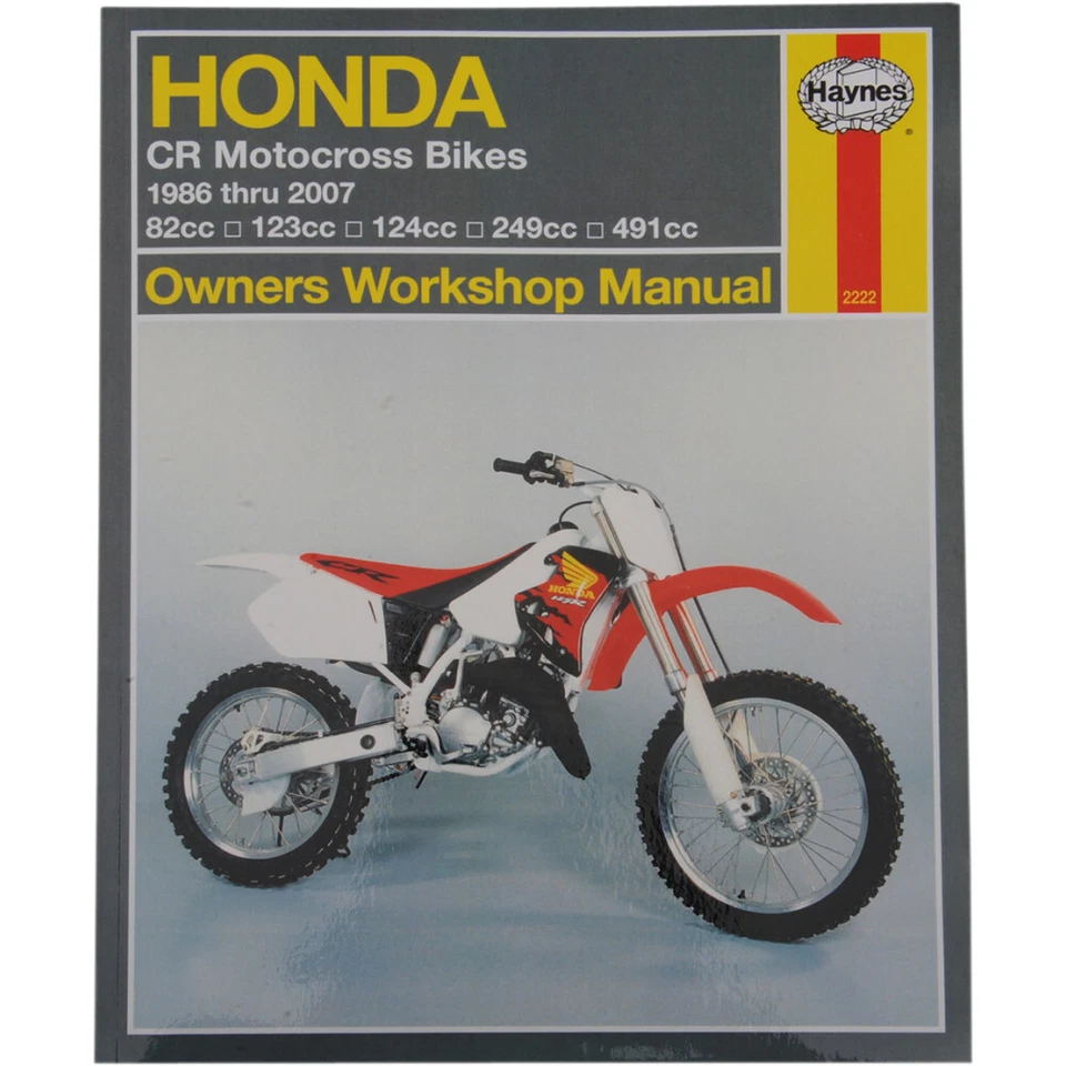 Manual de reparación Haynes - Honda CR80R/80RB/85R/85RB/125R/250R/500R (86-07) Foto 1 de 1