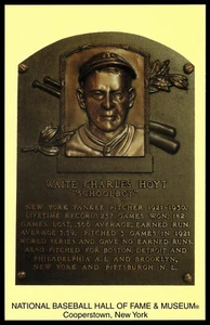 2006 Waite "Schoolboy" Hoyt Elected 1969 National Baseball Hall of Fame Postcard - Picture 1 of 2