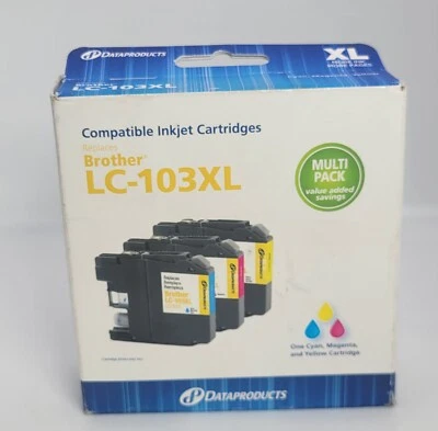 Dataproducts Brother LC103XL Tri-Color Ink Cartridges . SEALED - Image 1 of 4