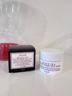 Fresh Black Tea Instant Perfecting Face Mask 0.5 oz/15ml NEW in Box Travel Size - Image 1 of 4