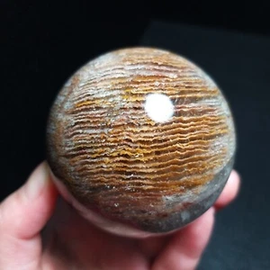 TOP 262G Natural Phantom Thousand Layer Garden Quartz Crystal Sphere Ball QA221 - Picture 1 of 17