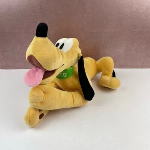 Disney Pluto Dog Yellow Black Plush Stuffed Animal Toy - Picture 1 of 6