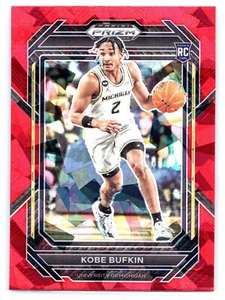2023 Prizm Draft picks # Kobe Bufkin Red Ice RC Michigan - Picture 1 of 2