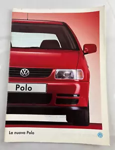 VW Volkswagen Polo Italian 1995 Sales Brochure, Specs, Features, Illustrations - Picture 1 of 7