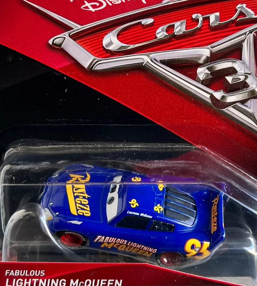 Disney CARS 3 Película FABULOUS LIGHTNING McQUEEN 1:55 PAQUETE DESGASTE ¡ENVÍO GRATUITO! Foto 1 de 1