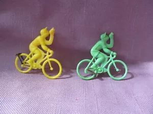 Vintage Kunststoff Cake Topper Dekor Fahrrad Bike - Bild 1 von 2