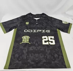 Placket Front Baseball Jersey Hip Hop Baseball Shirt Sports Uniform for Men 3XL - Picture 1 of 16