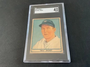 1941 PLAYBALL #70 BILL DICKEY SGC 4 VGEX - Picture 1 of 10