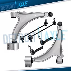 For Chevy Malibu LaCrosse Regal Front Lower Control Arms Sway Bars Tie Rods Kit - Picture 1 of 7