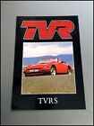 1988 1989 1990 TVR S Convertible Original Car Sales Brochure Folder