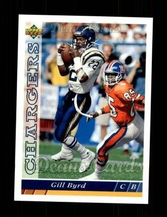 1993 Upper Deck #149 Gill Byrd Chargers San Jose St 8 - NM/MT - Image 1 of 1