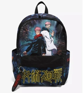 NWT Jujutsu Kaisen Yuji & Sukuna Backpack Tech Sleeve Book Bag - Picture 1 of 9