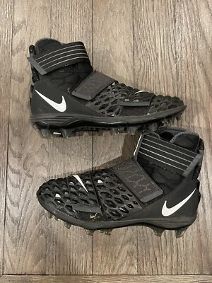 Nike Force Savage Elite 2 TD Men Football Cleats Size 9 Blk White AH3999-001 - Image 1 of 4