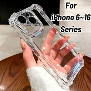 Wholesale Bulk Lot Clear Phone Case Cover For iPhone 16 15 14 13 12 11 XR 8 7 6 - Photo 1 sur 21