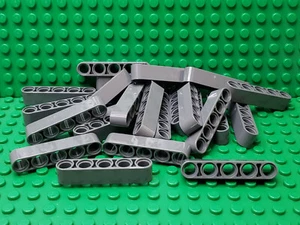**25 CT LOT** Lego NEW dark bluish gray 1 x 5 Technic liftarm pieces Lot of 25 - Picture 1 of 1
