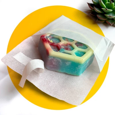 SIMPLELIFECO UK 50 x Square Wax Melt Packaging Glassine Bags (Multiple Sizes) | Certified B Corp