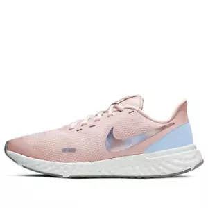 Nike Women's Revolution 5 Running Shoes, Barely Rose/Hydrogen Blue - Picture 1 of 6