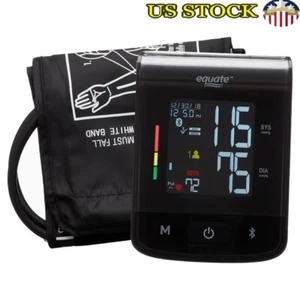 Blood Pressure Monitor Upper Arm Cuff Bluetooth One Touch Display Talking New - Picture 1 of 9