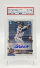 🔥2018 Bowman Chrome Draft Picks Alek Thomas Auto 1st PSA 10 Gem Mint💎