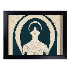 Frau Jugendstil Schoß Tablett gepolstert Sitzsack gepolstert TV Abendessen Frühstück Schreibtisch - Bild 1 von 4