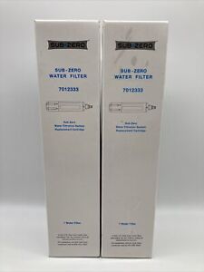 Set Of 2 Sub-Zero 7012333 UC-15 Ice Maker Water Filters, Sealed,  Free Ship!