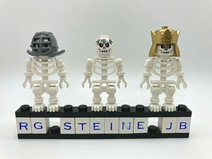 LEGO® Figuren Figur 3x Skelette Ninjago gruselig Halloween Herr der Ringe Neu - Bild 1 von 1
