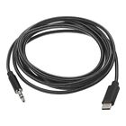 USB C to 3.5mm Audio Aux Jack Cable Type C Adapter to 3.5mm TRS Cord 6.6ft Black