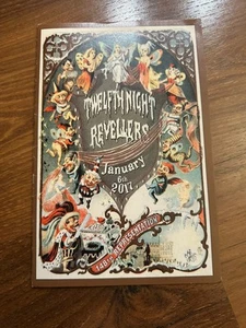2017 Twelfth Night Revelers Invitation- Mardi Gras Krewe Favor - Picture 1 of 3