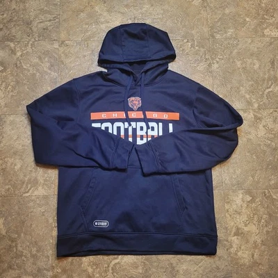 Sudadera con Capucha Chicago Bears Para Hombre Grande L Azul Manga Larga Pullover NFL New Era   Foto 1 de 4