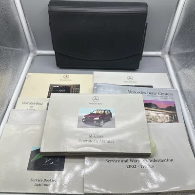 OEM MERCEDES-BENZ W163 2002 M-Class ML55 AMG OWNERs MANUAL BOOK MAINTENANCE CASE - Image 1 of 4