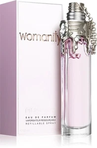 THIERRY MUGLER WOMANITY 2.7 FL OZ 80ML EDP REFILLABLE SPRAY SEALED DISCONTINUED - Picture 1 of 1
